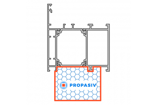 PROPASIV® Profil okenní nízký (1175 mm)
Ponzio PE 68 HI