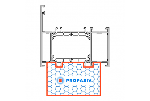 PROPASIV® Profil okenní vysoký (1175 mm)
ALUPROF MB-86