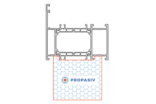 PROPASIV® Profil okenní vysoký (1175 mm)
ALUPROF MB-86