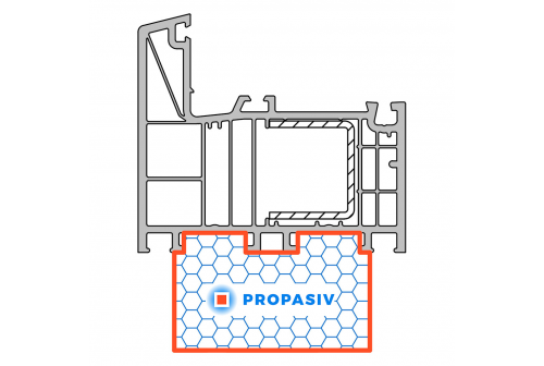 PROPASIV® Profil okenní nízký (1175 mm)
Komfort EVO