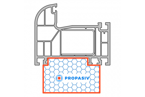PROPASIV® Profil okenní vysoký (1175 mm)
Premium round line (Premium Klasik)