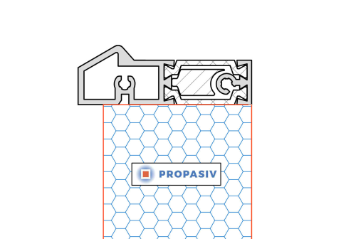 PROPASIV® Profil pod vchodové dveře
Ponzio PE 68 (6716) + PE78 úzký práh 59 mm (5122)