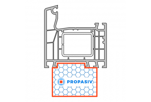 PROPASIV® Profil okenní nízký (1175 mm)
Aluplast IDEAL 4000